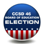 Board of Education Election campaign button graphic