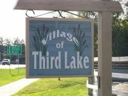 Village of Third Lake sign