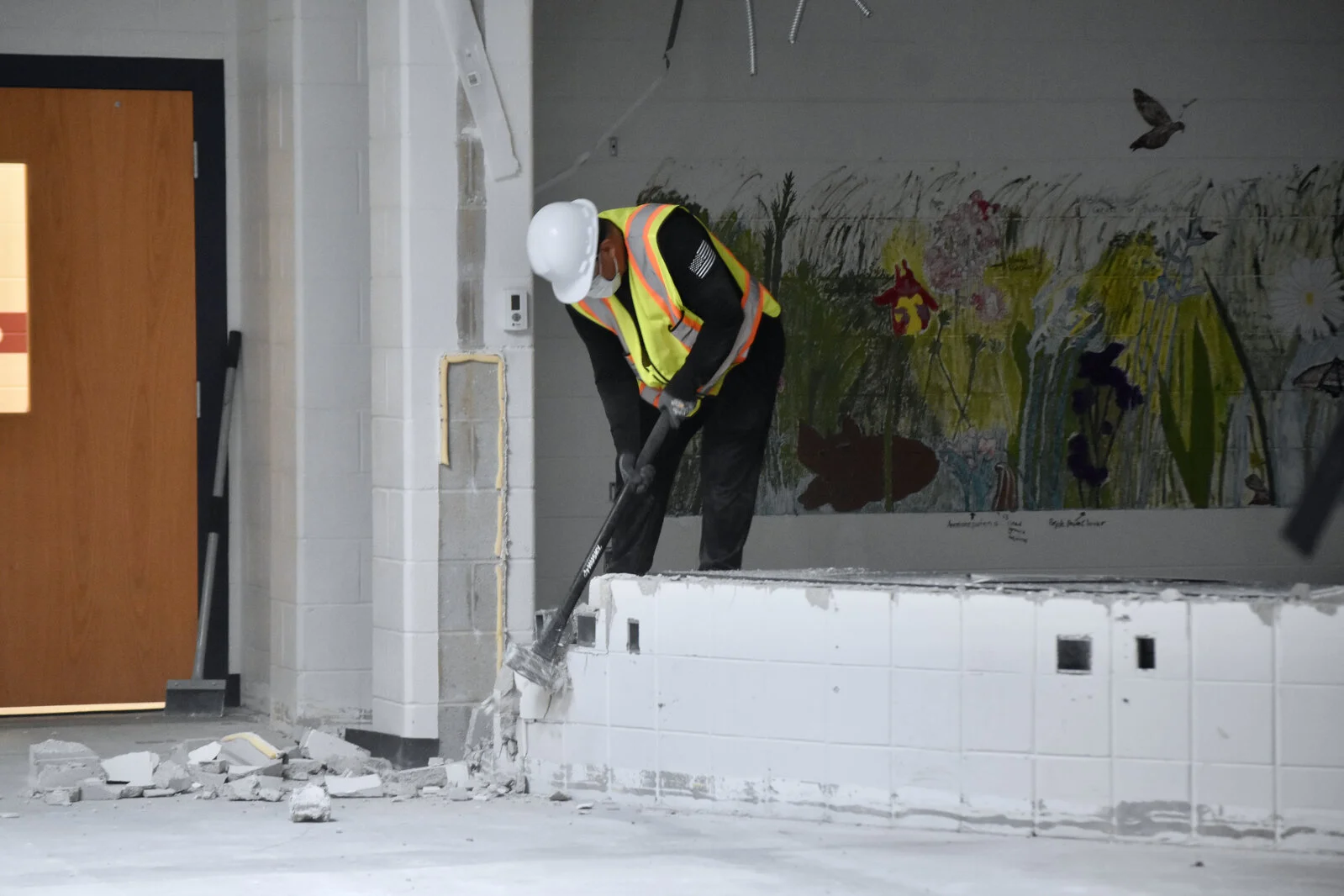Prairieview School Media Center Demolition June 2026