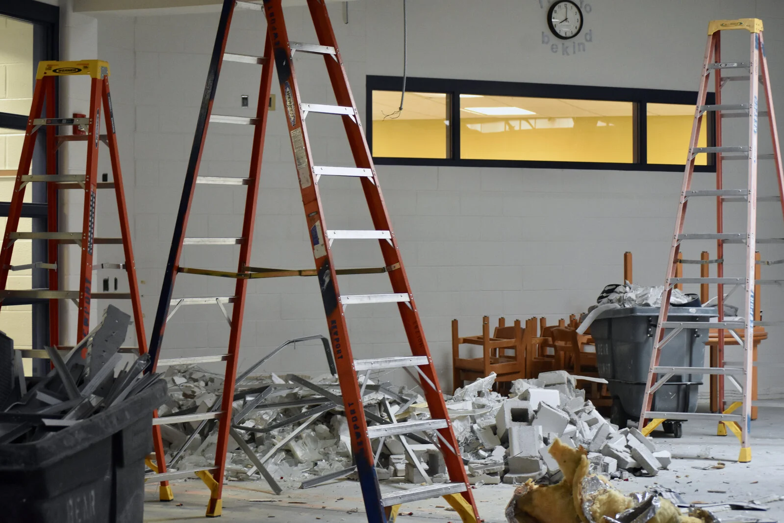 Prairieview School Media Center Demolition June 2026