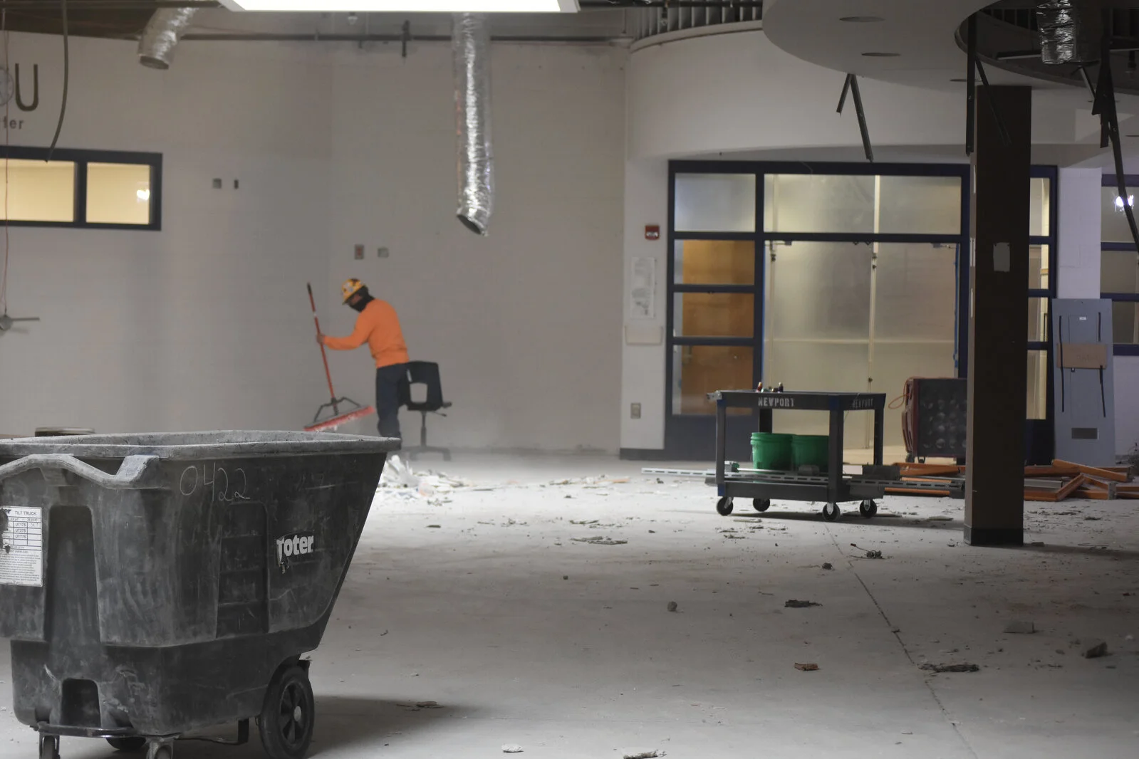 Prairieview School Media Center Demolition June 2026