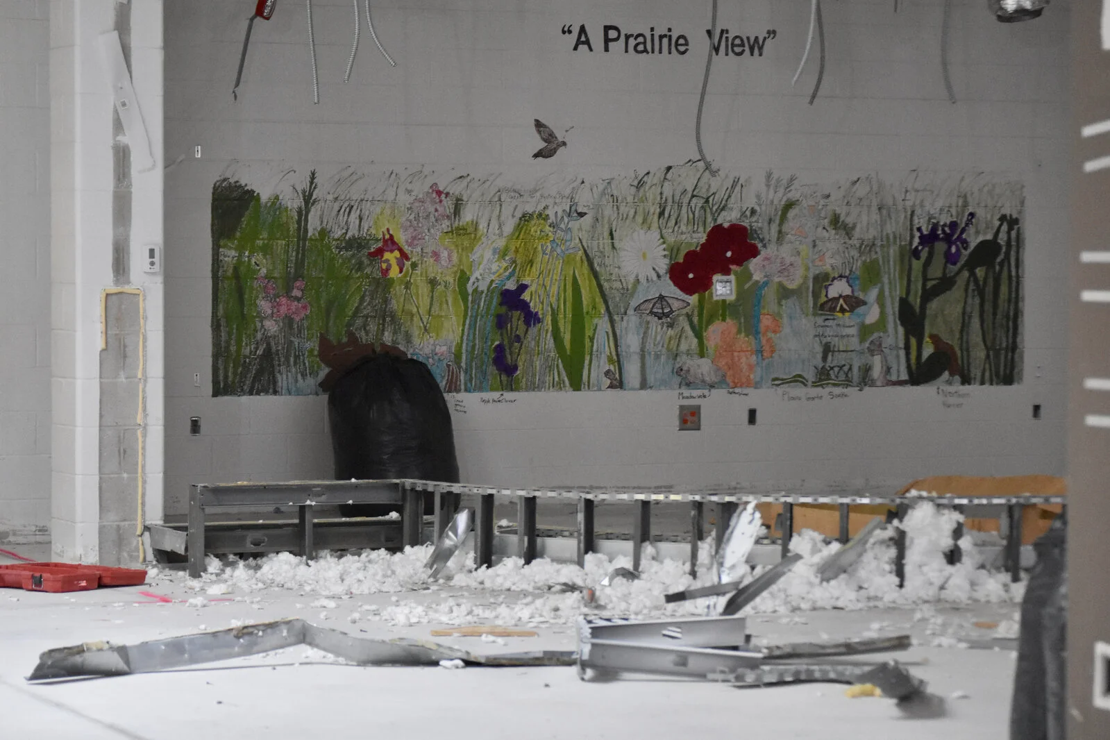 Prairieview School Media Center Demolition June 2026
