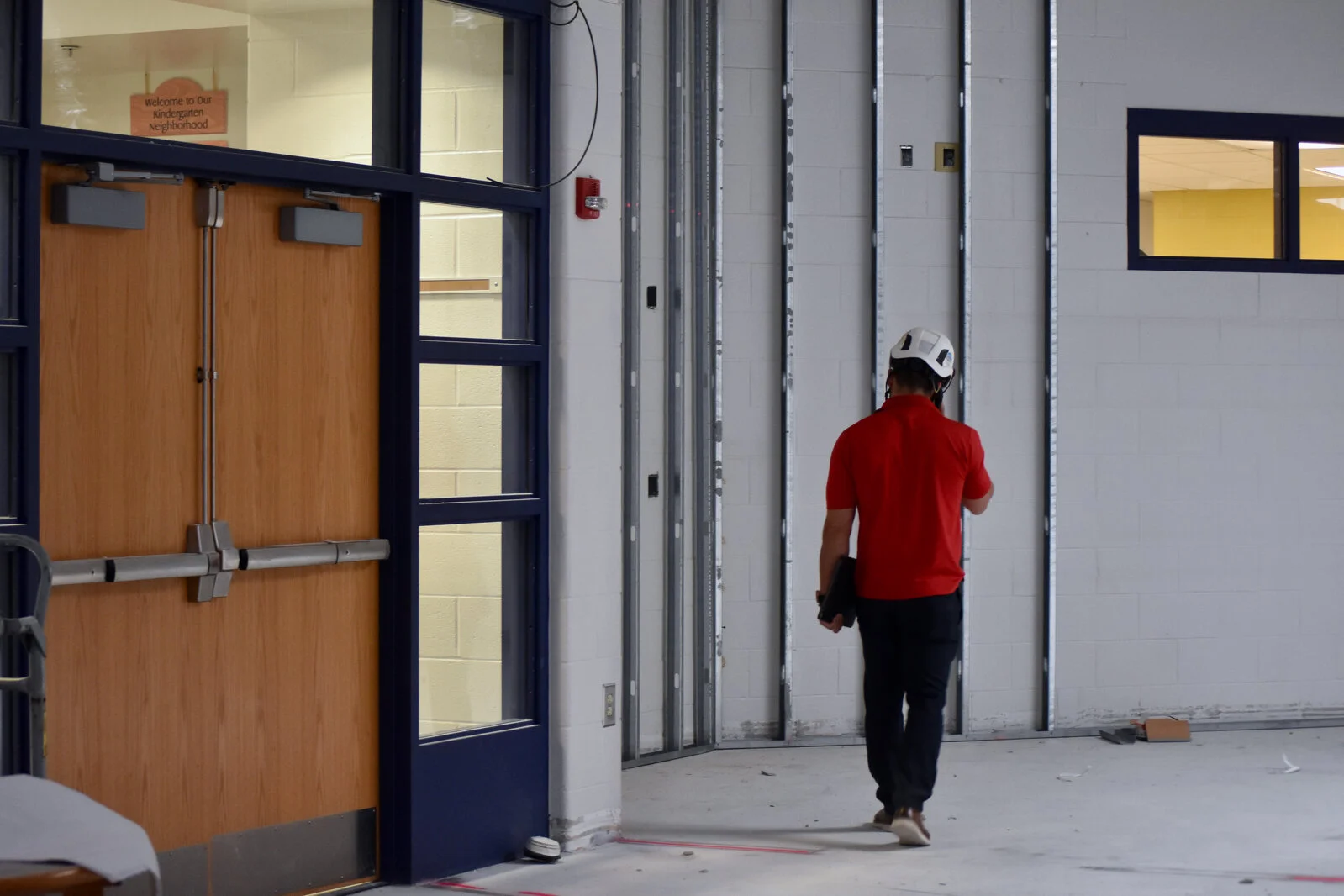 Prairieview School Media Center construction June 2026