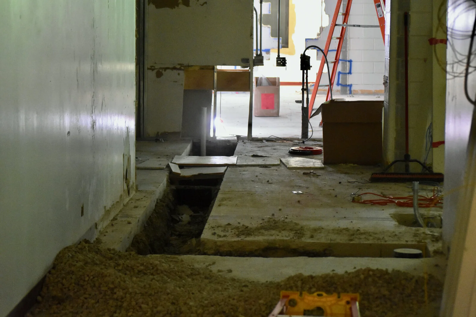 Meadowview School Media Center construction June 2026
