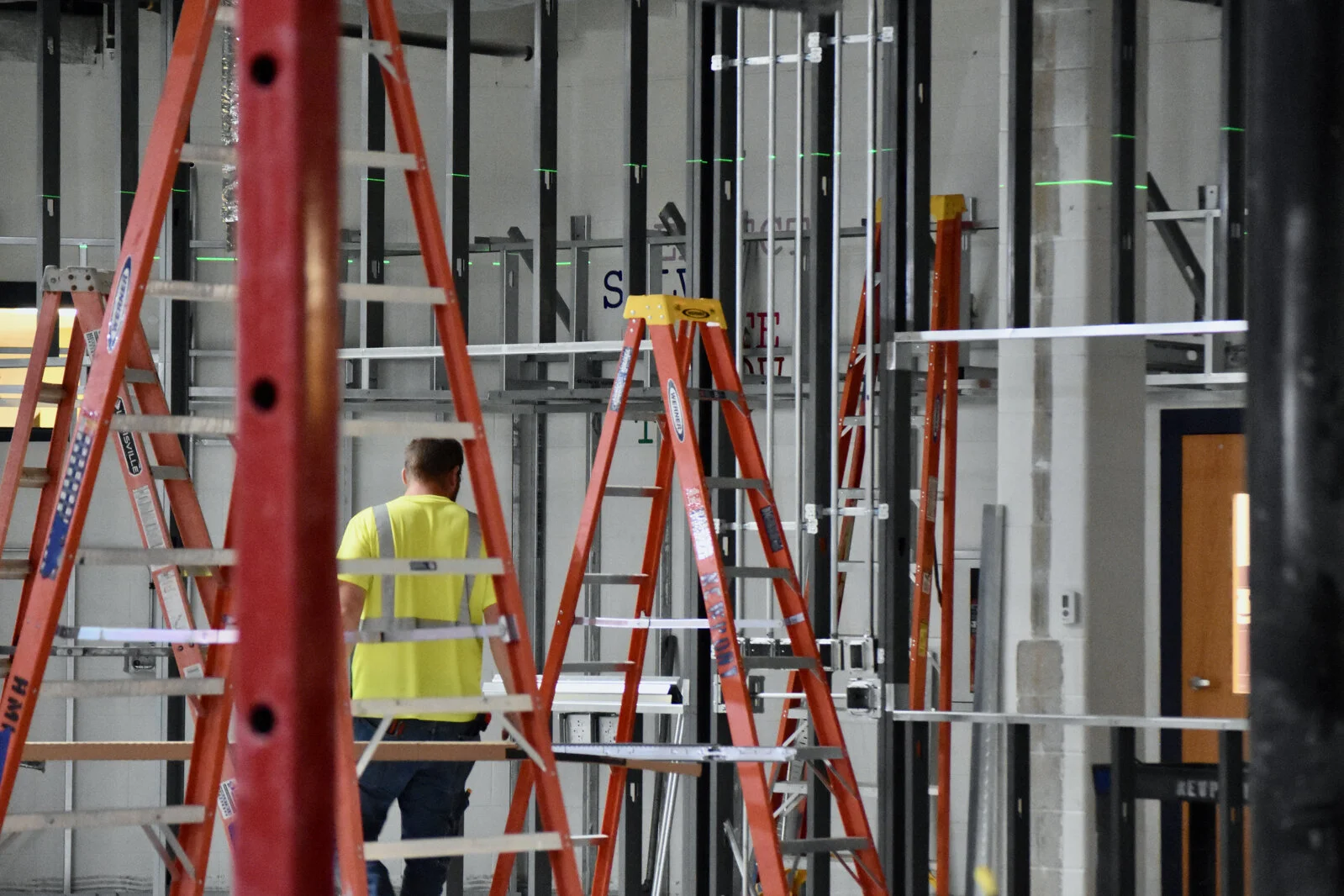 Prairieview School Media Center construction June 2026