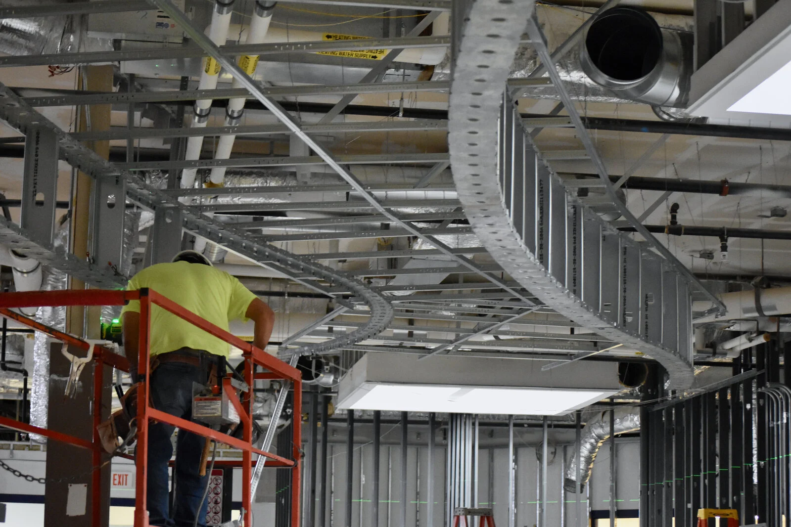 Prairieview School Media Center construction June 2026