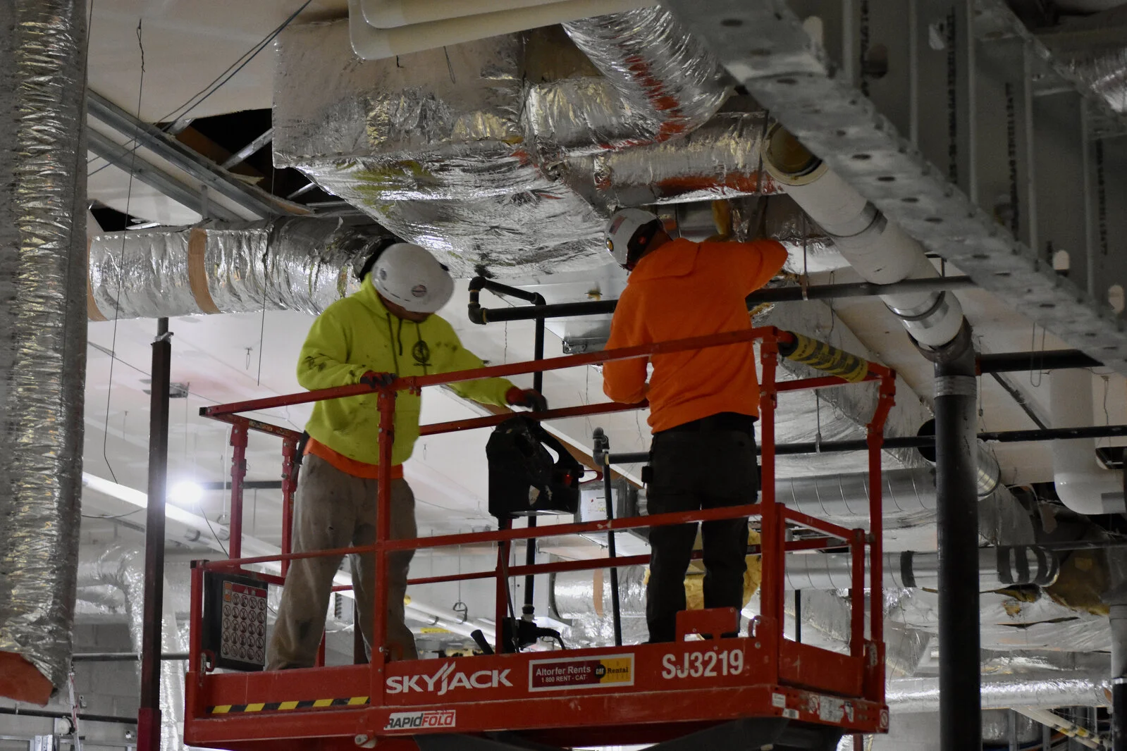 Prairieview School Media Center construction June 2026