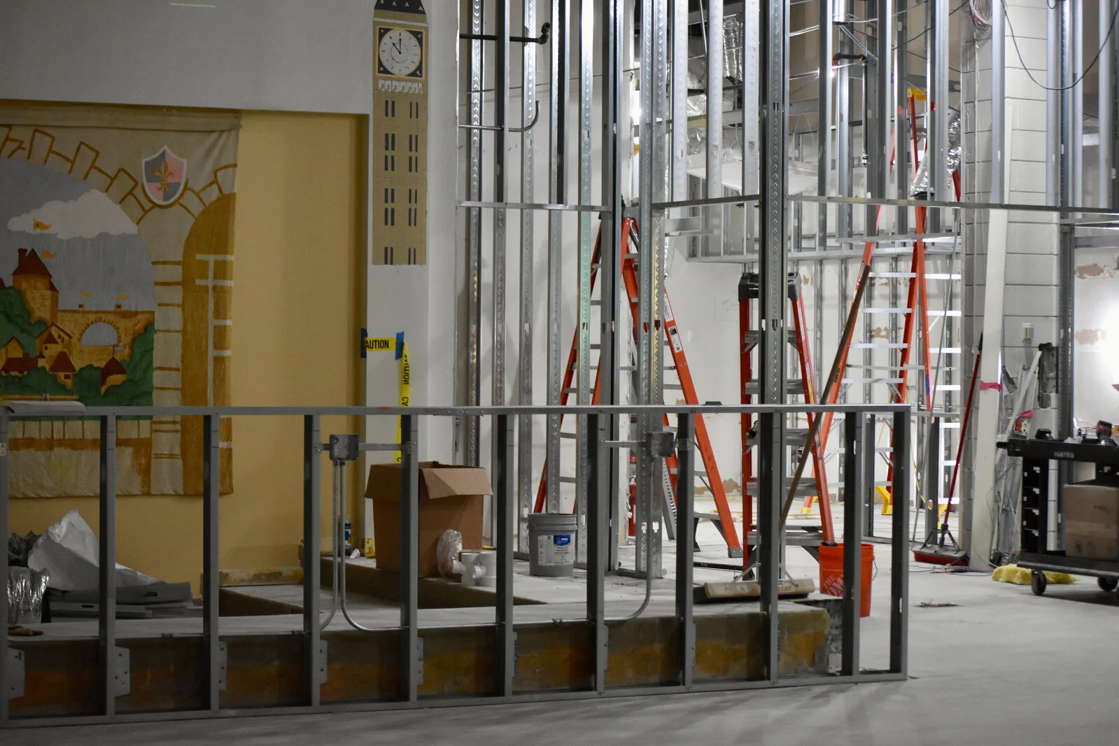 Meadowview School Media Center construction June 2026