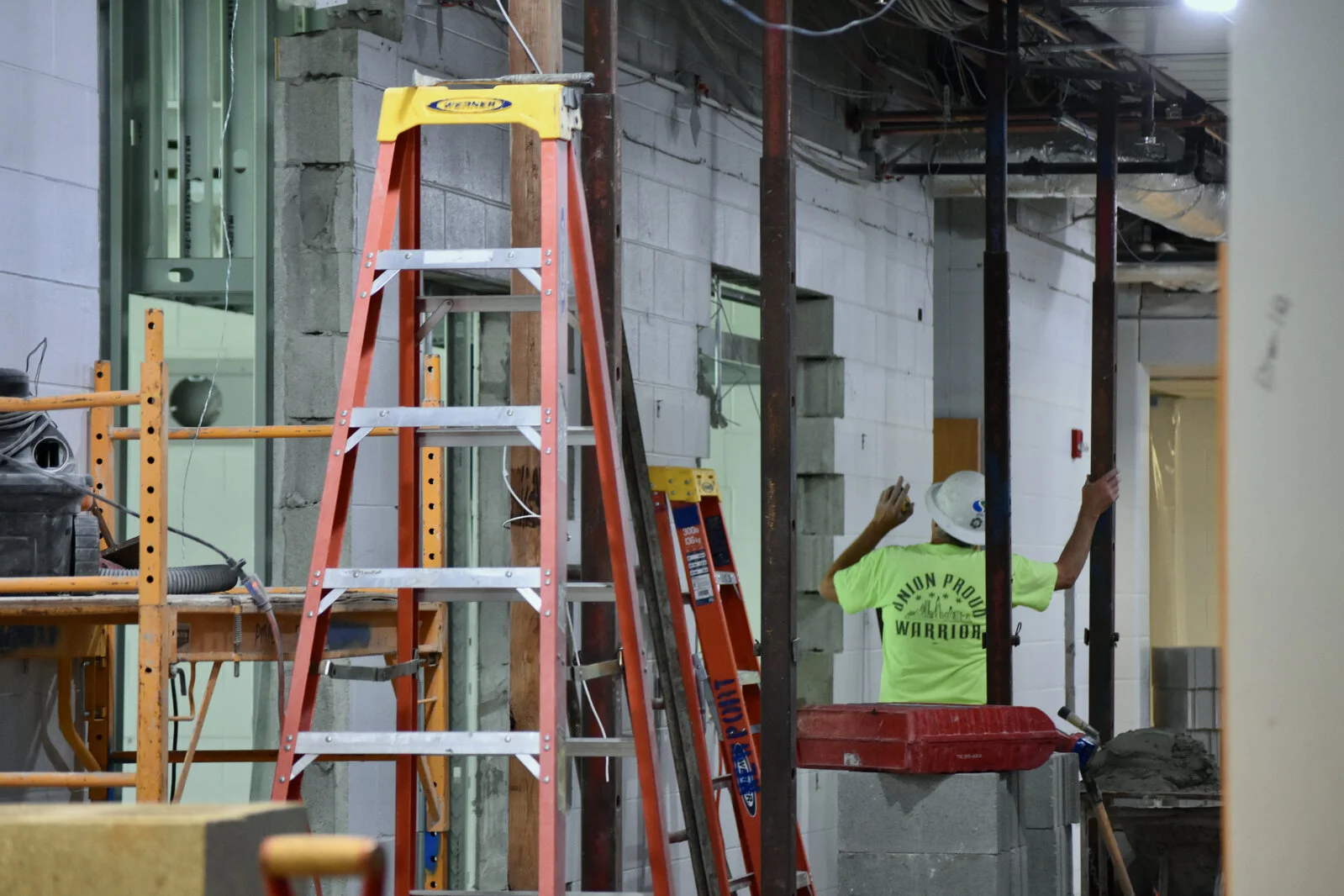 Frederick School Media Center construction June 2026