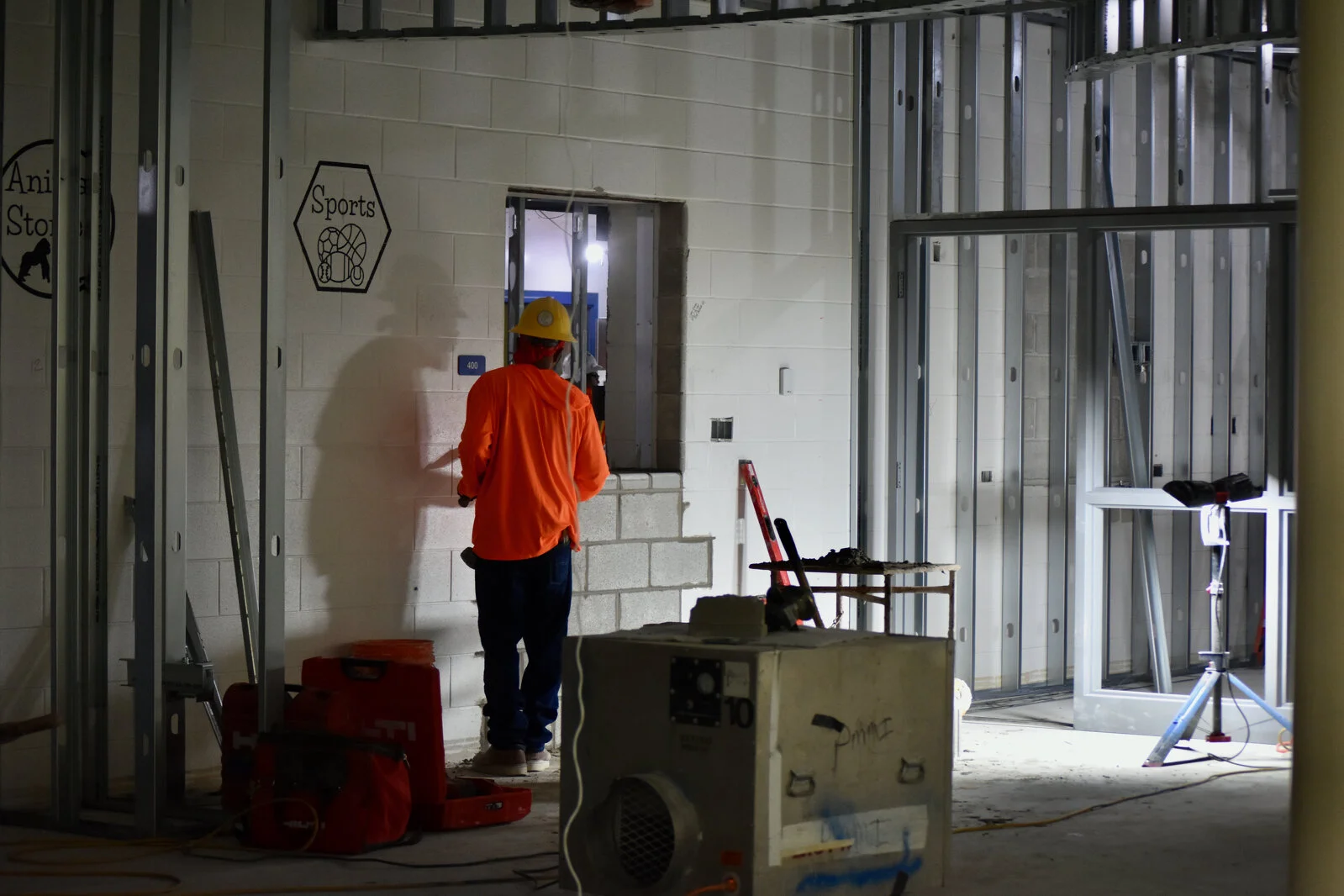 Park Campus Media Center construction June 2026
