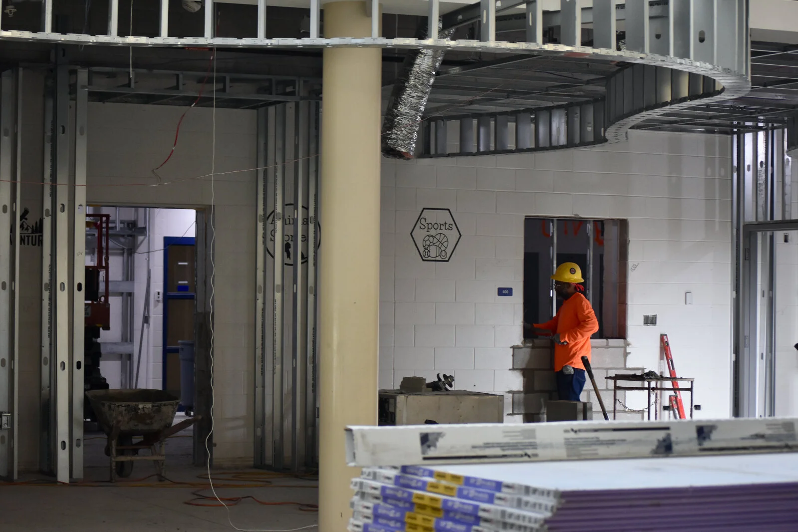 Park Campus Media Center construction June 2026