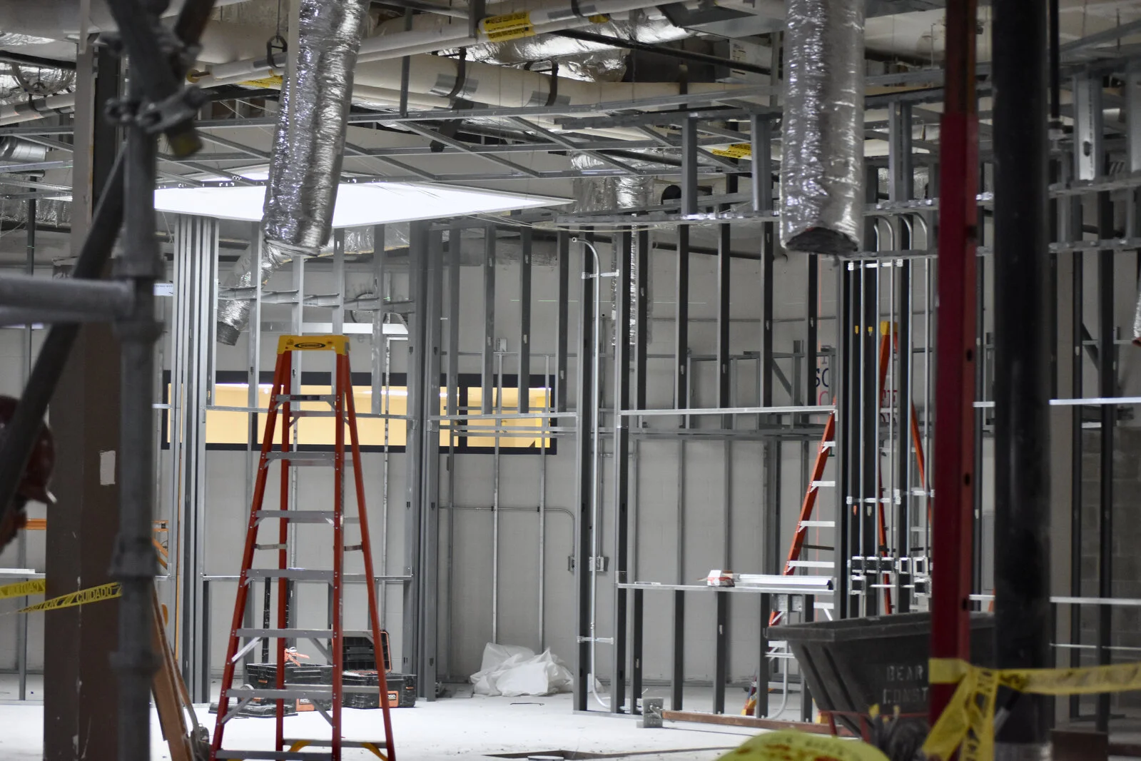 Prairieview School Media Center construction June 2026
