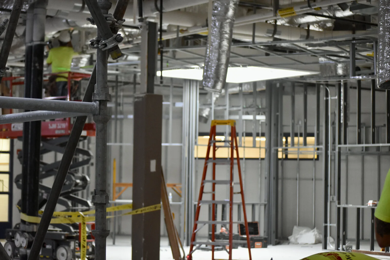 Prairieview School Media Center construction June 2026