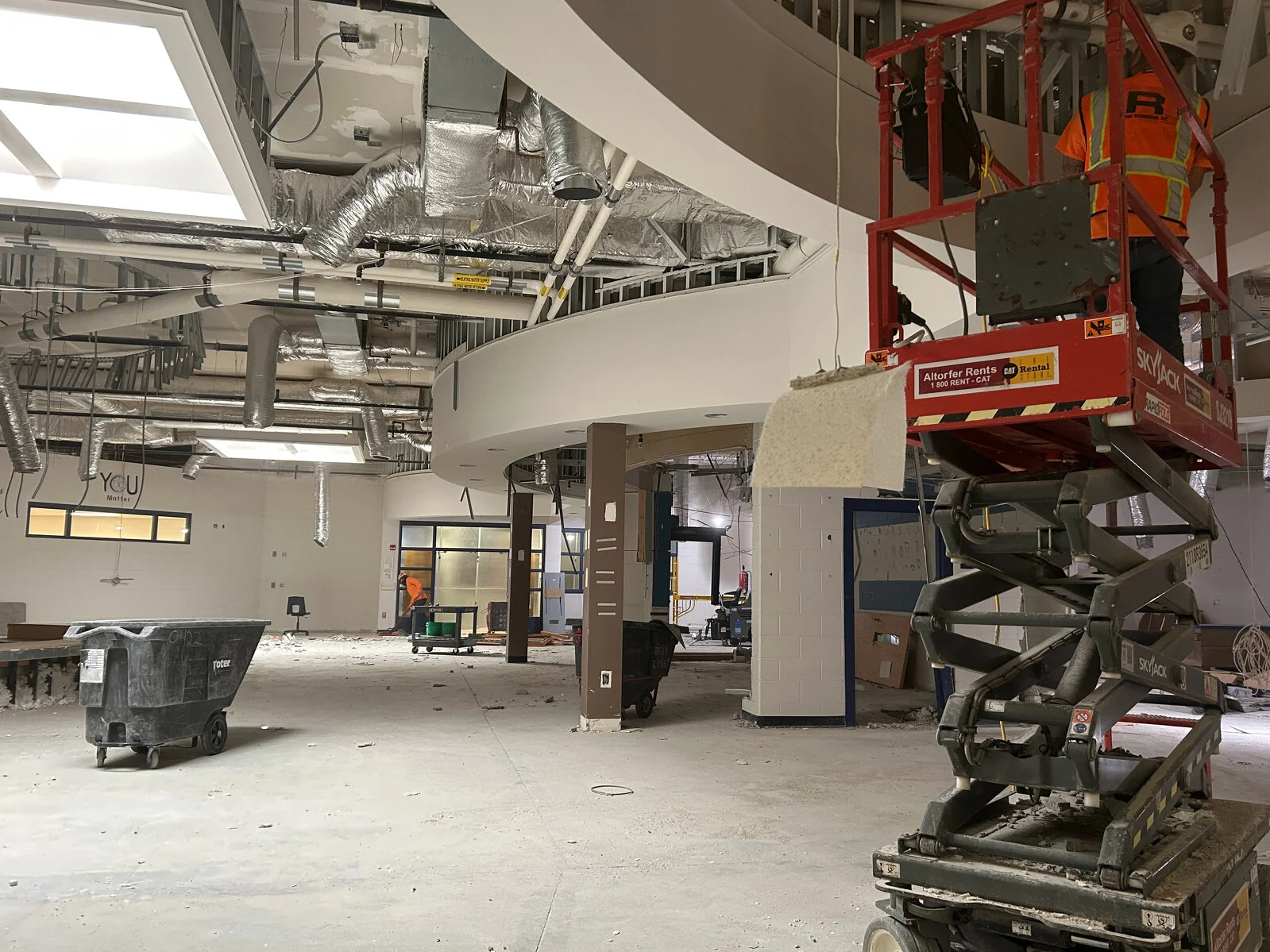 Prairieview School Media Center Demolition June 2026