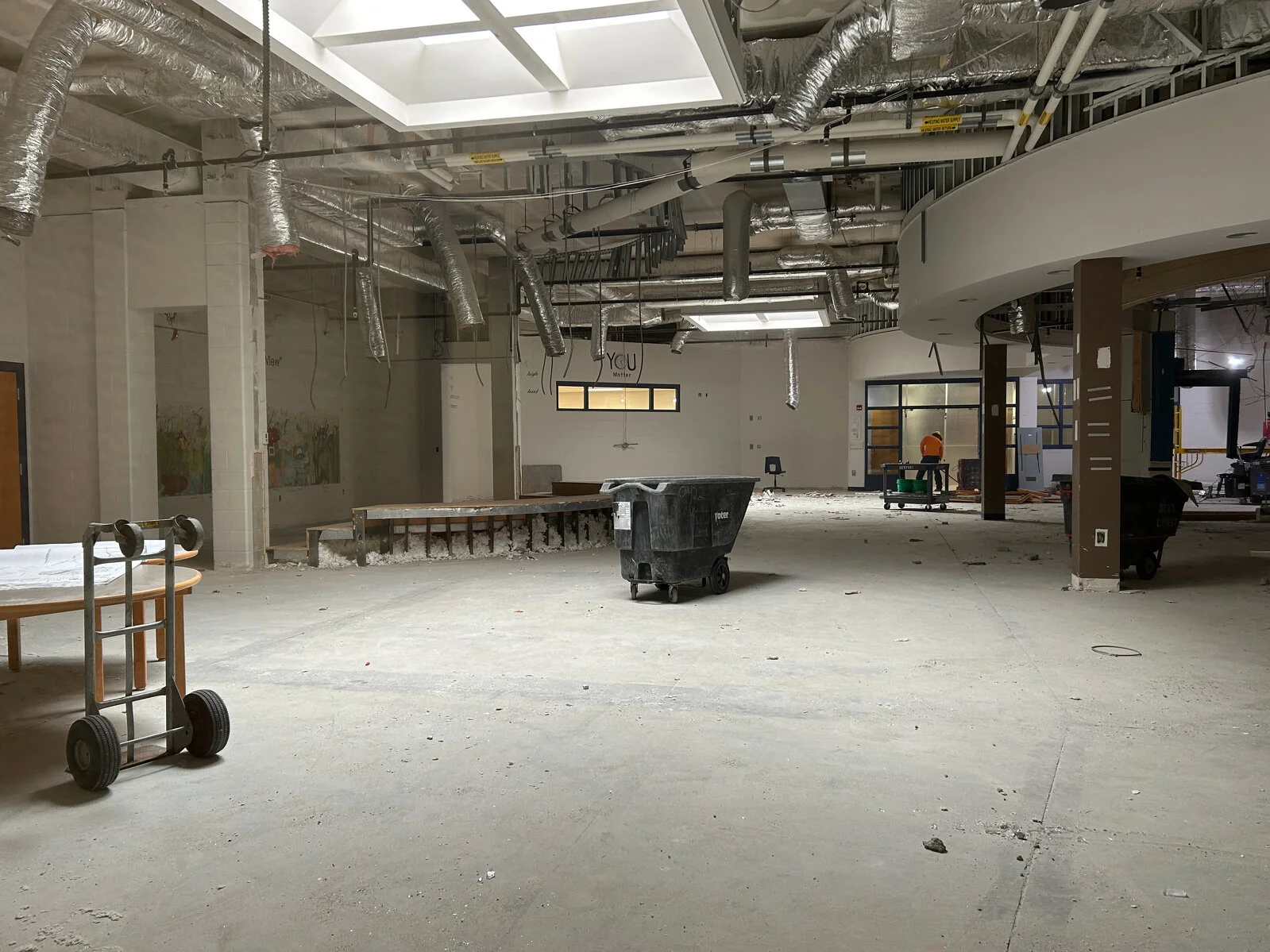 Prairieview School Media Center Demolition June 2026