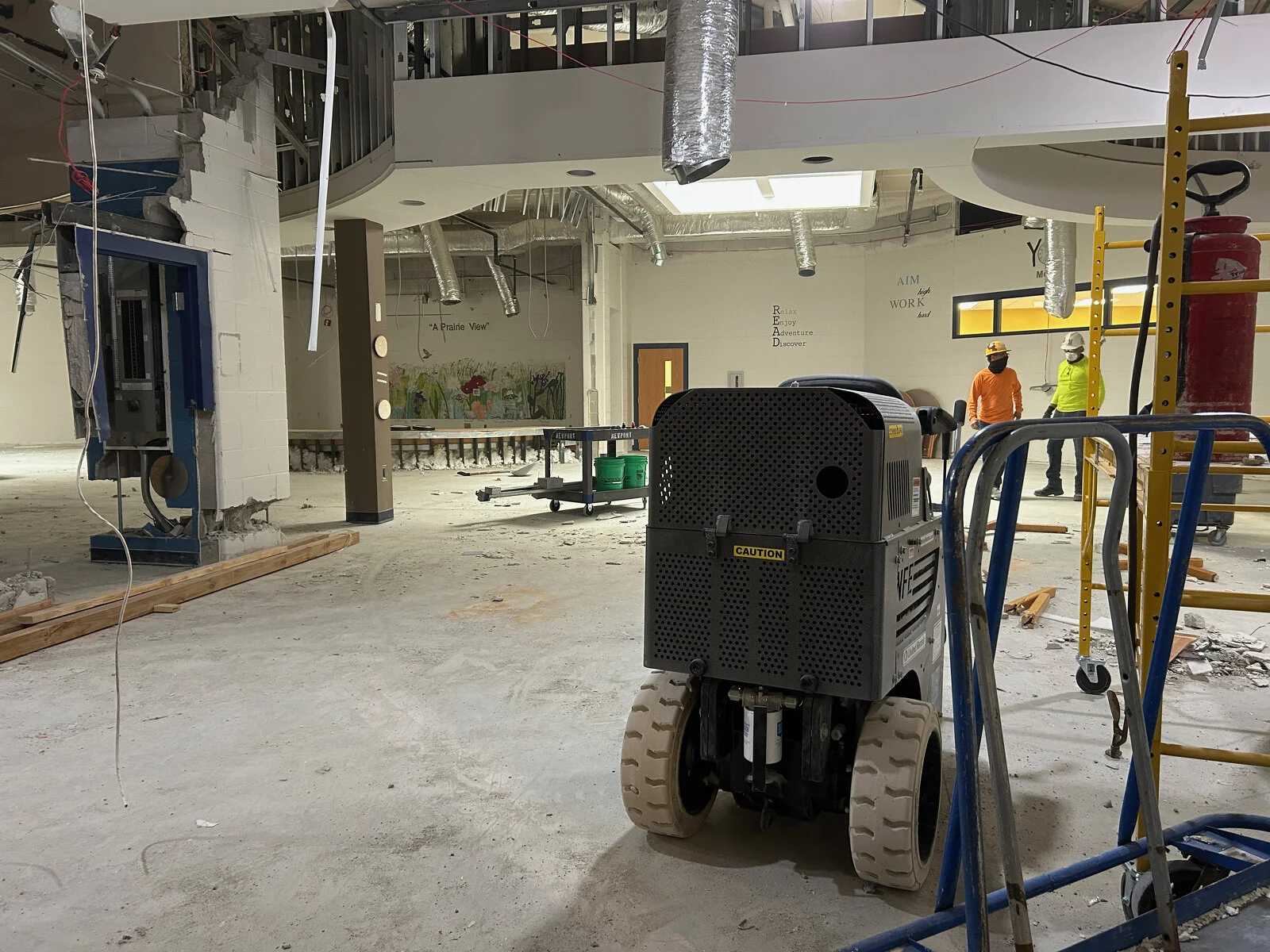 Prairieview School Media Center Demolition June 2026