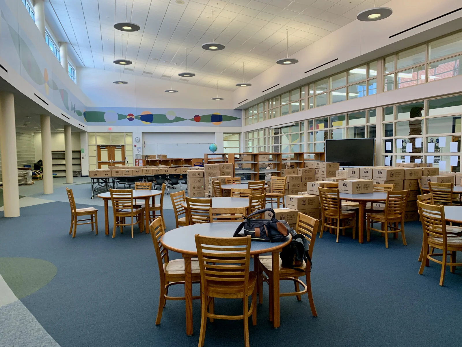 Park Campus Media Center before construction - May 2026