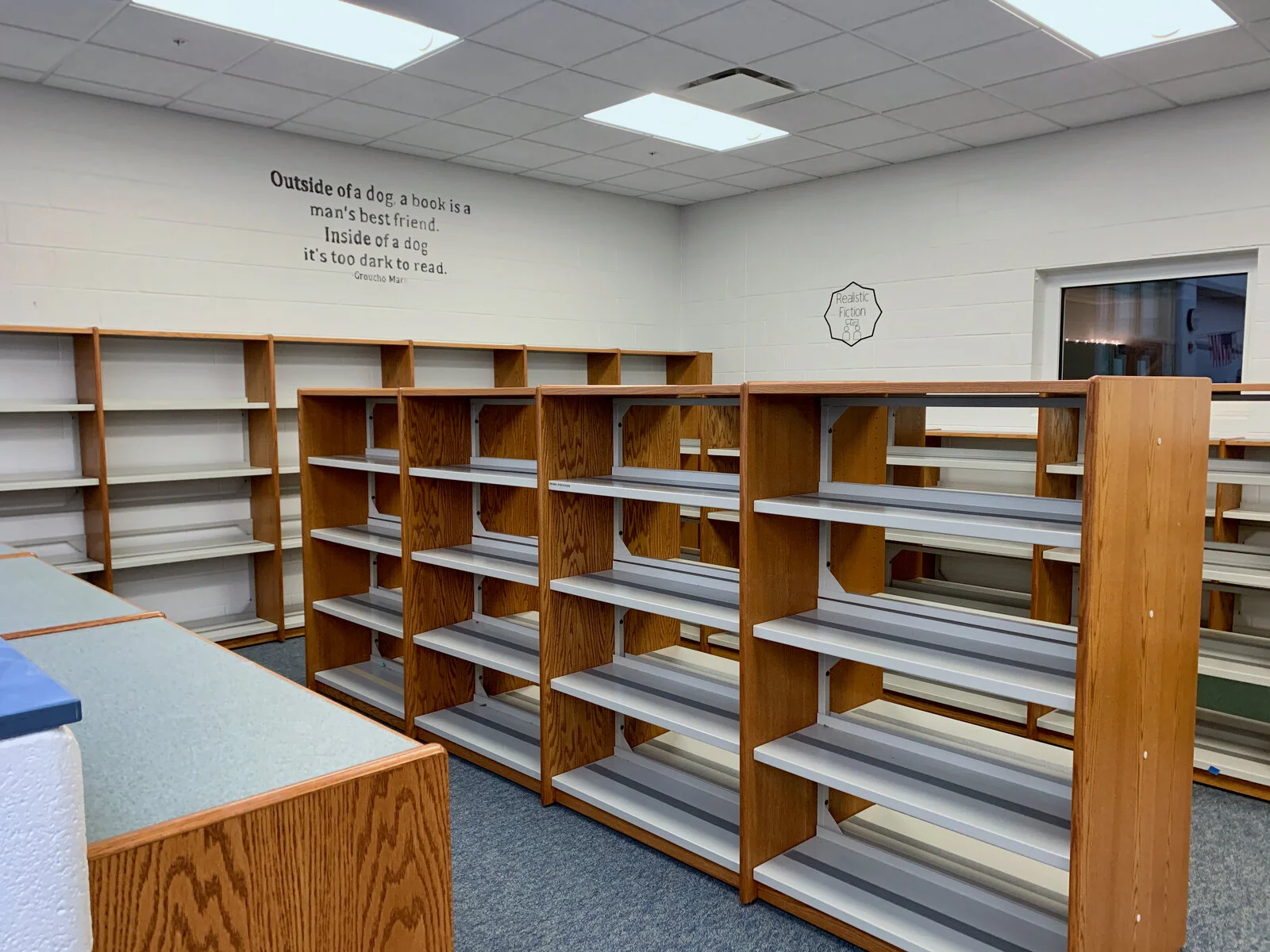 Park Campus Media Center before construction - May 2026