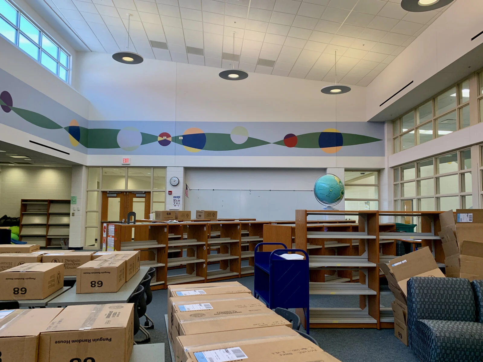 Park Campus Media Center before construction - May 2026