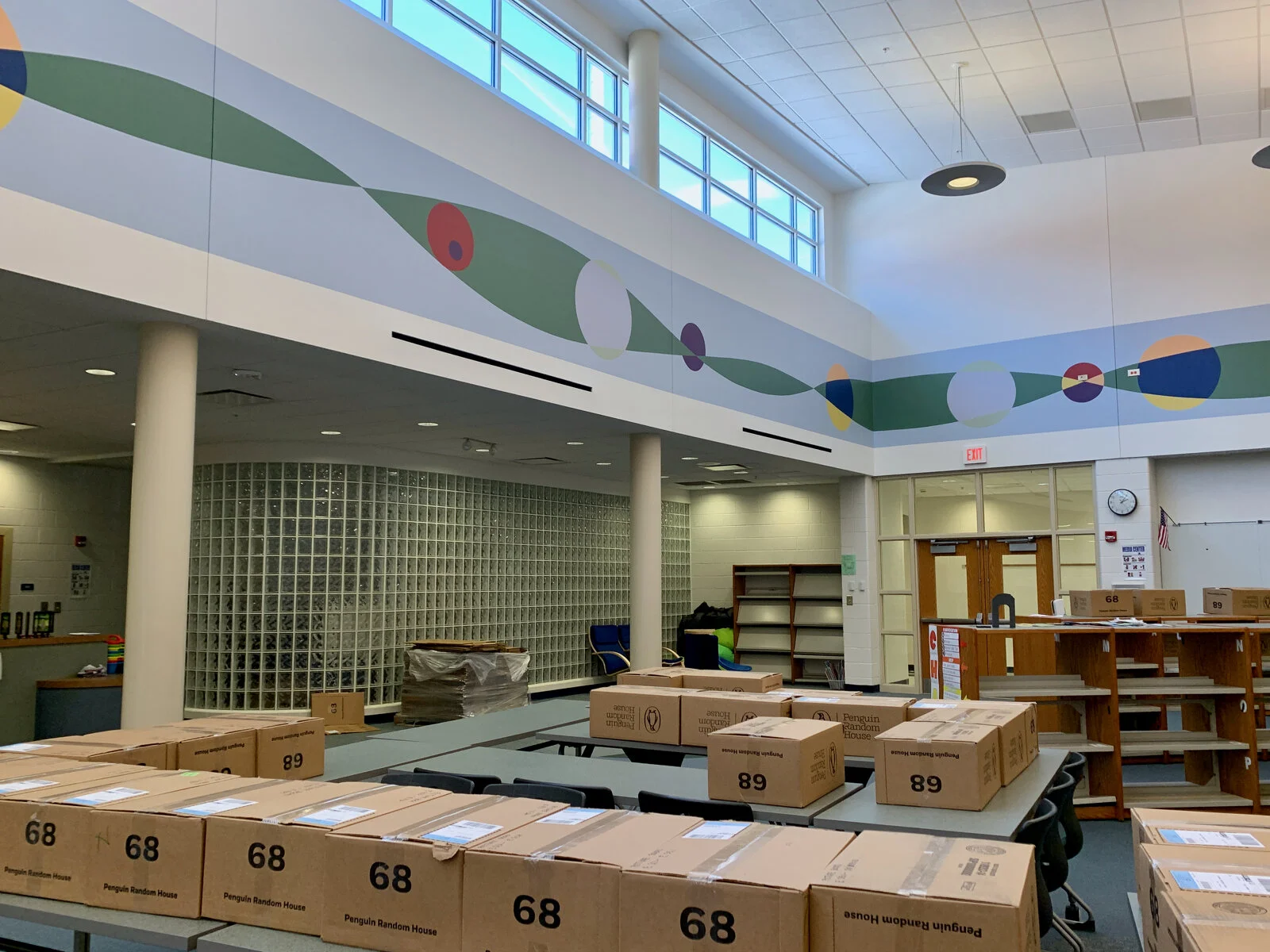 Park Campus Media Center before construction - May 2026