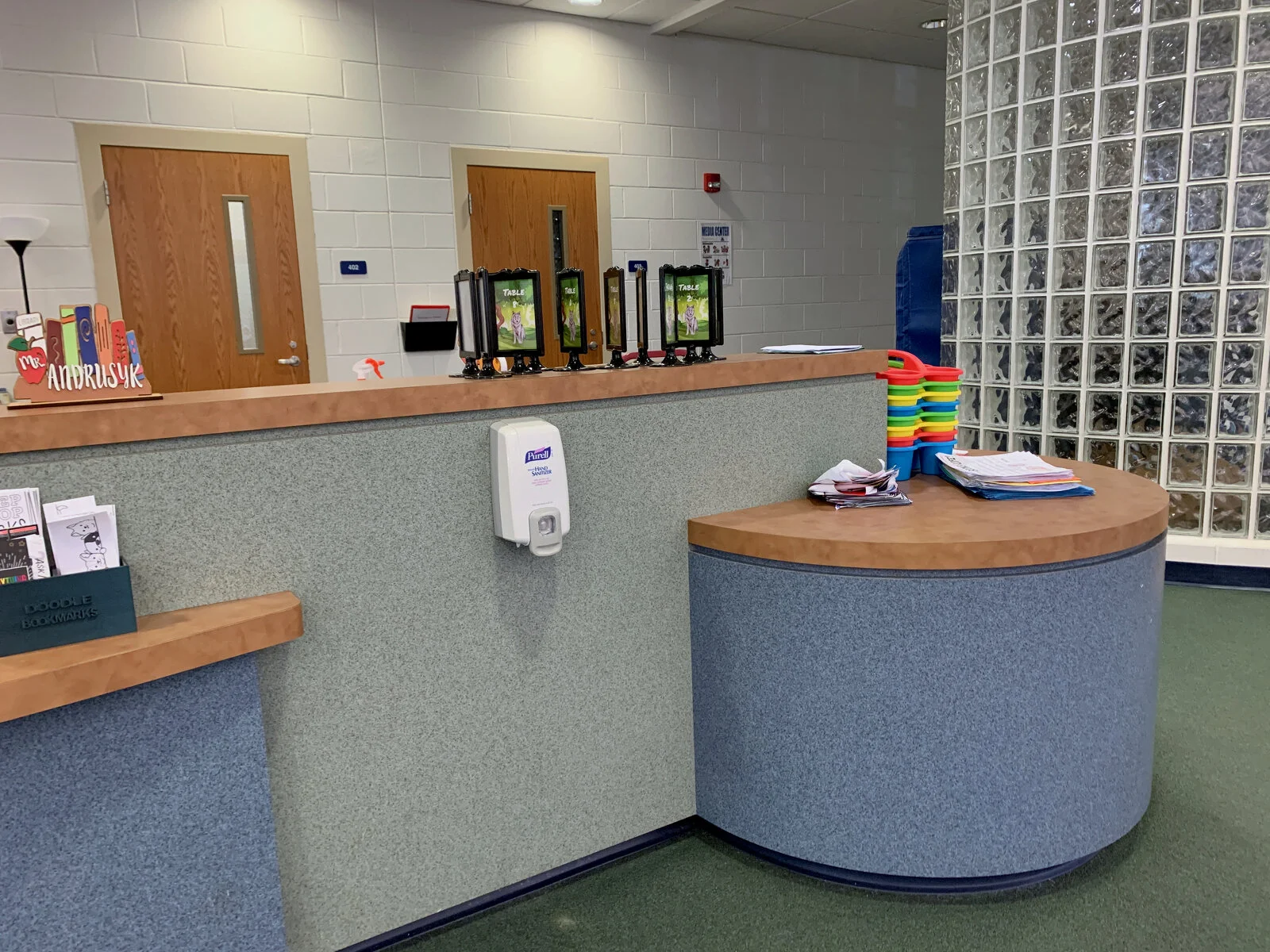 Park Campus Media Center before construction - May 2026