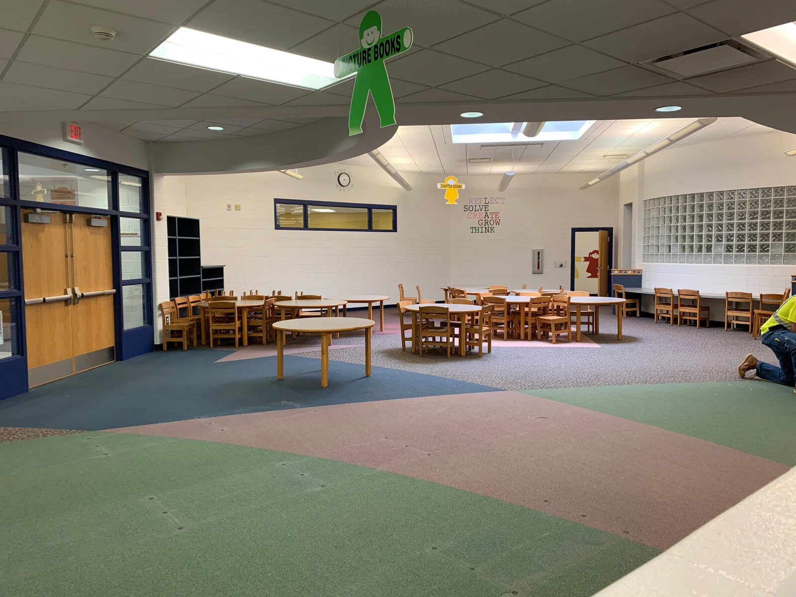 Prairieview School Media Center Construction during May 2026
