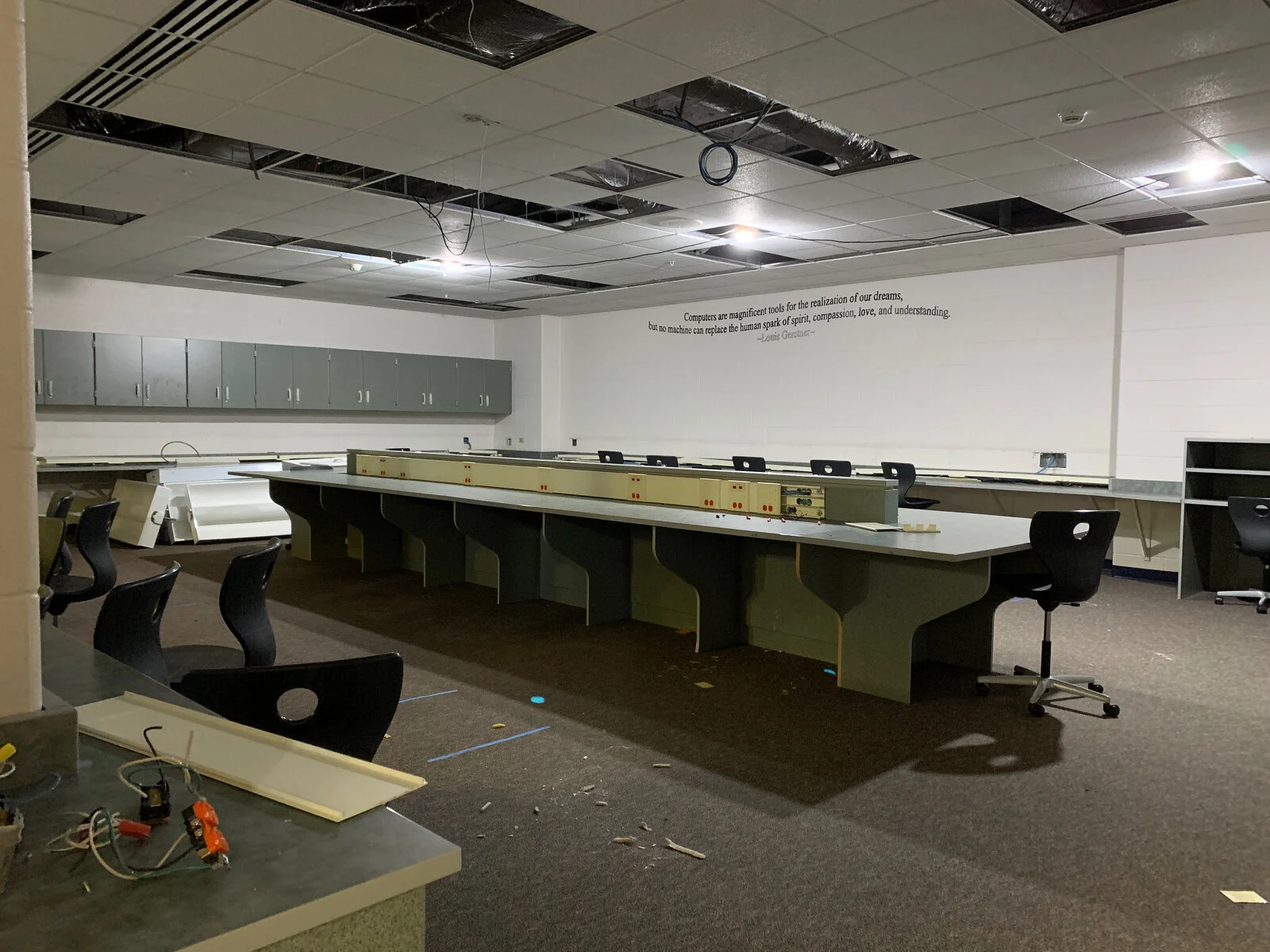 Park Campus Media Center demolition - May 2026