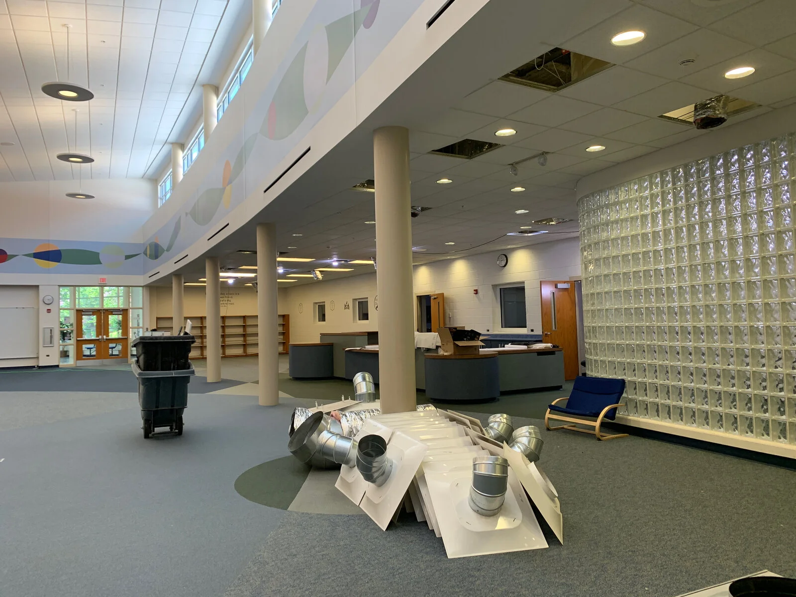 Park Campus Media Center demolition - May 2026