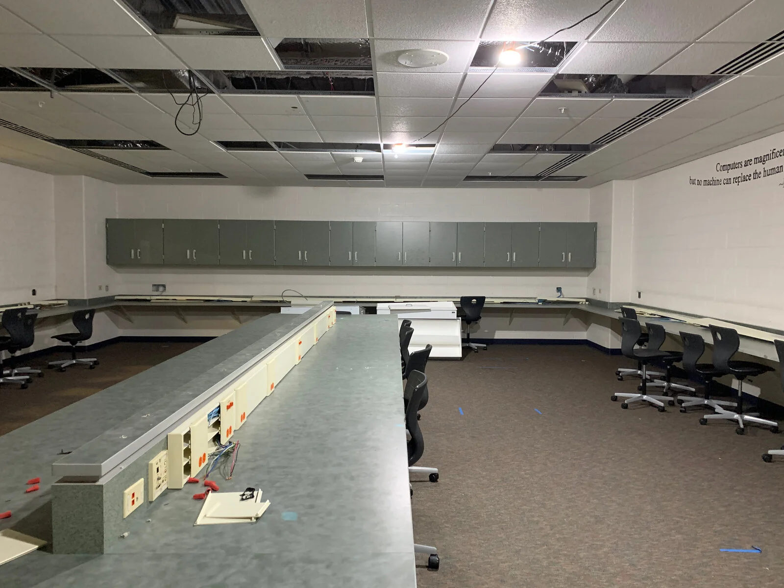 Park Campus Media Center demolition - May 2026