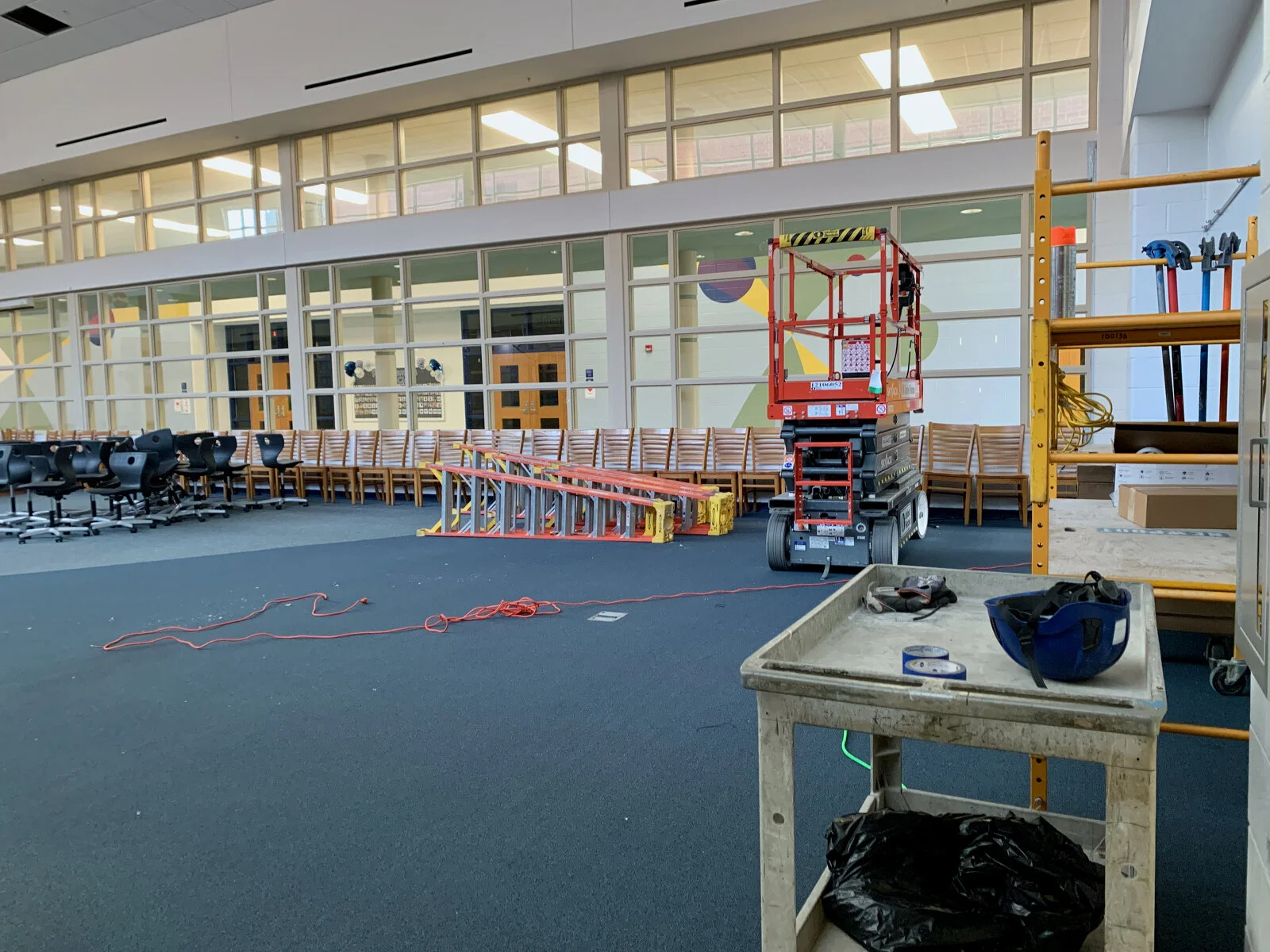 Park Campus Media Center demolition - May 2026