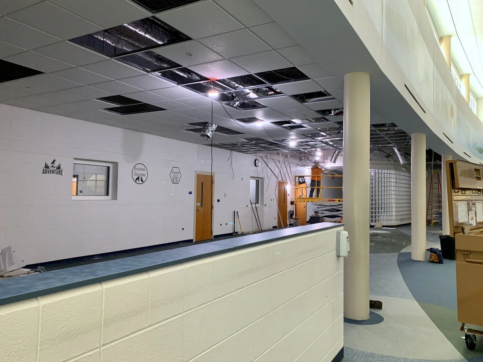 Park Campus Media Center demolition - May 2026