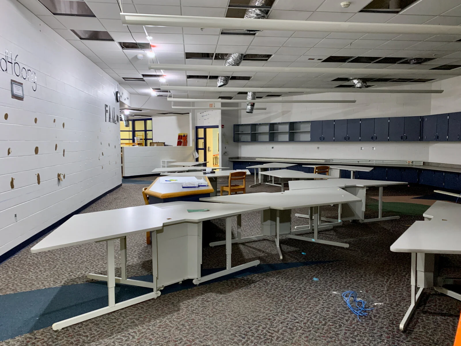 Prairieview School Media Center Construction during May 2026