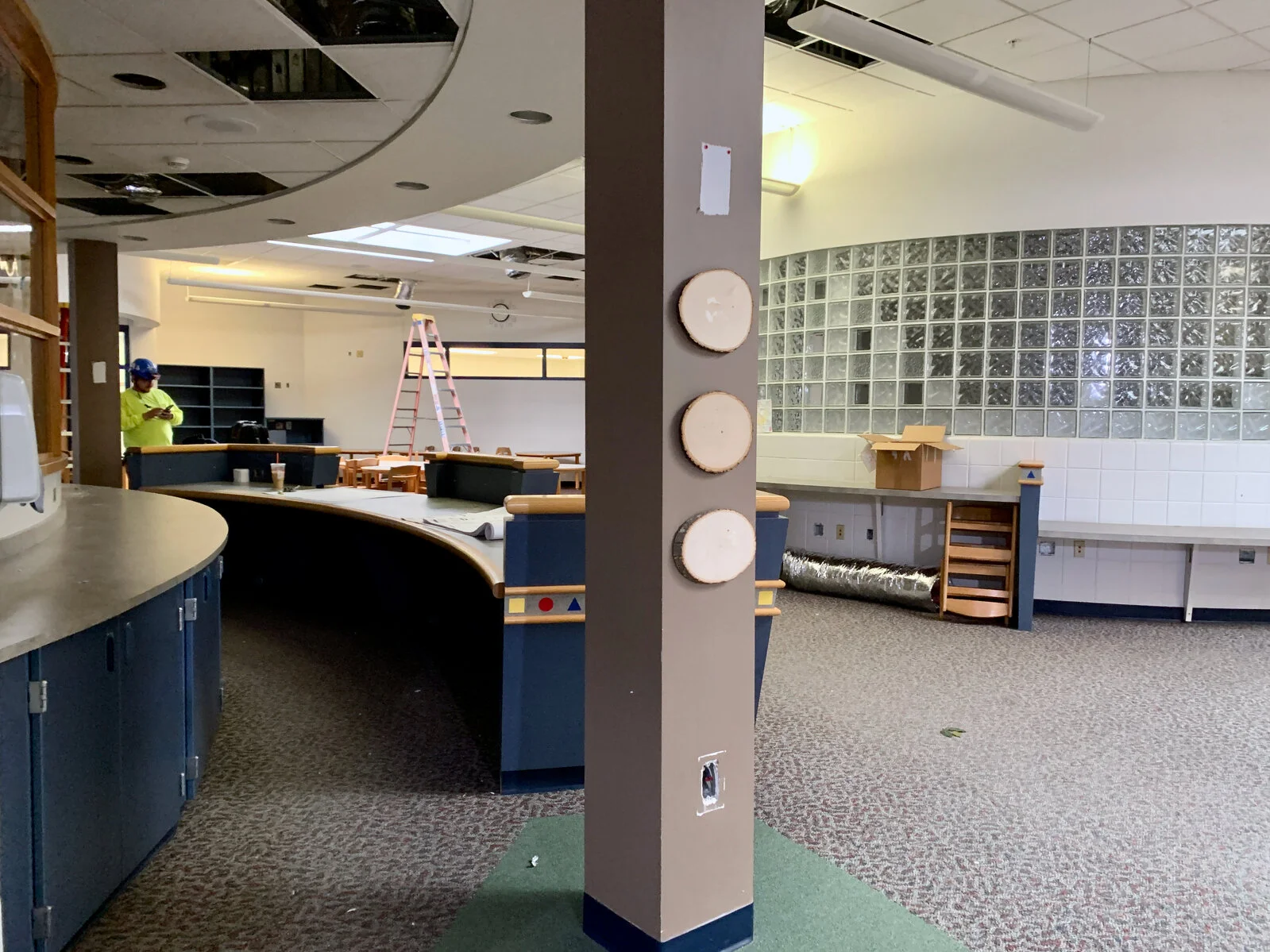 Prairieview School Media Center Construction during May 2026