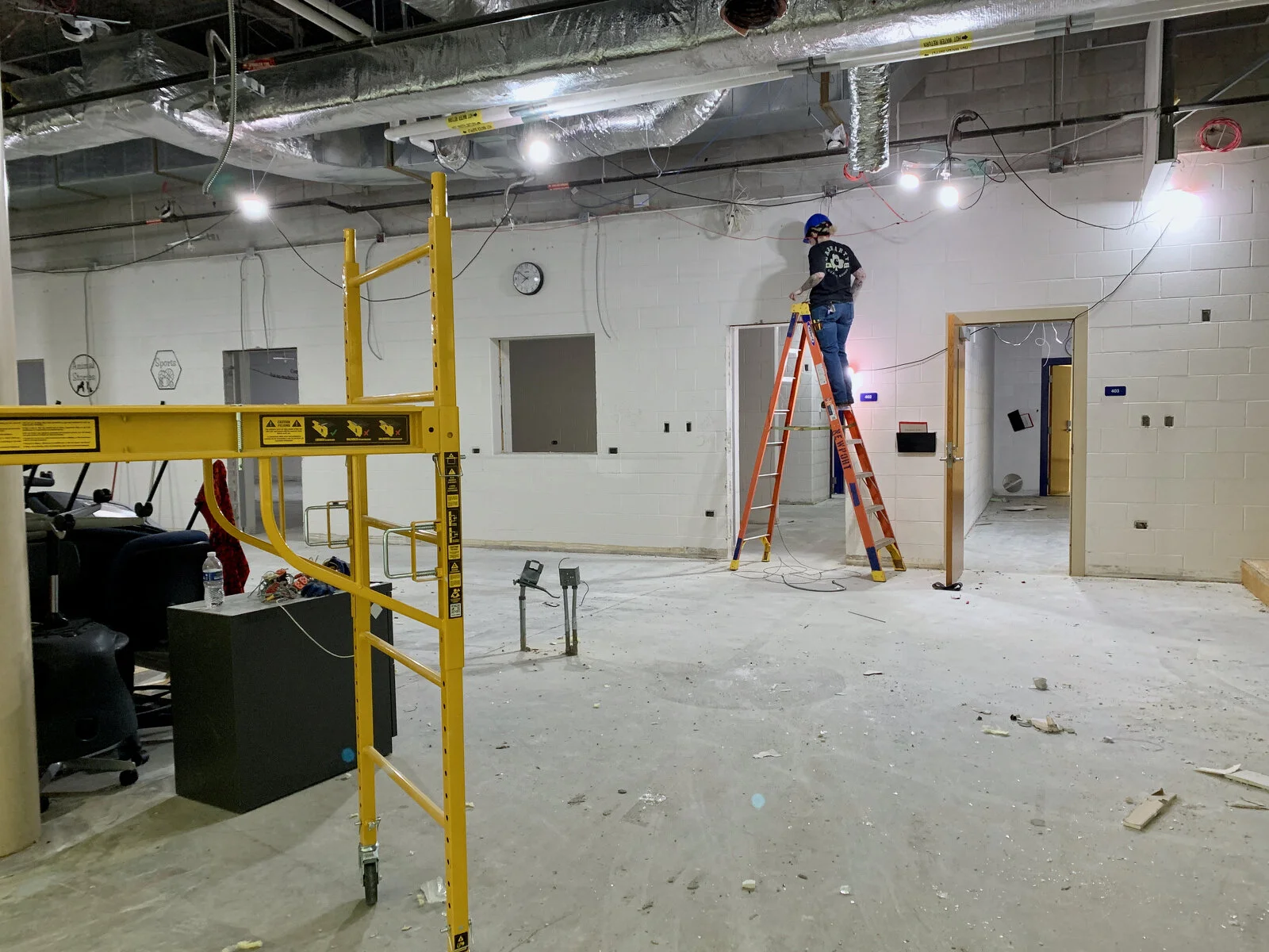 Park Campus Media Center demolition - June 2026