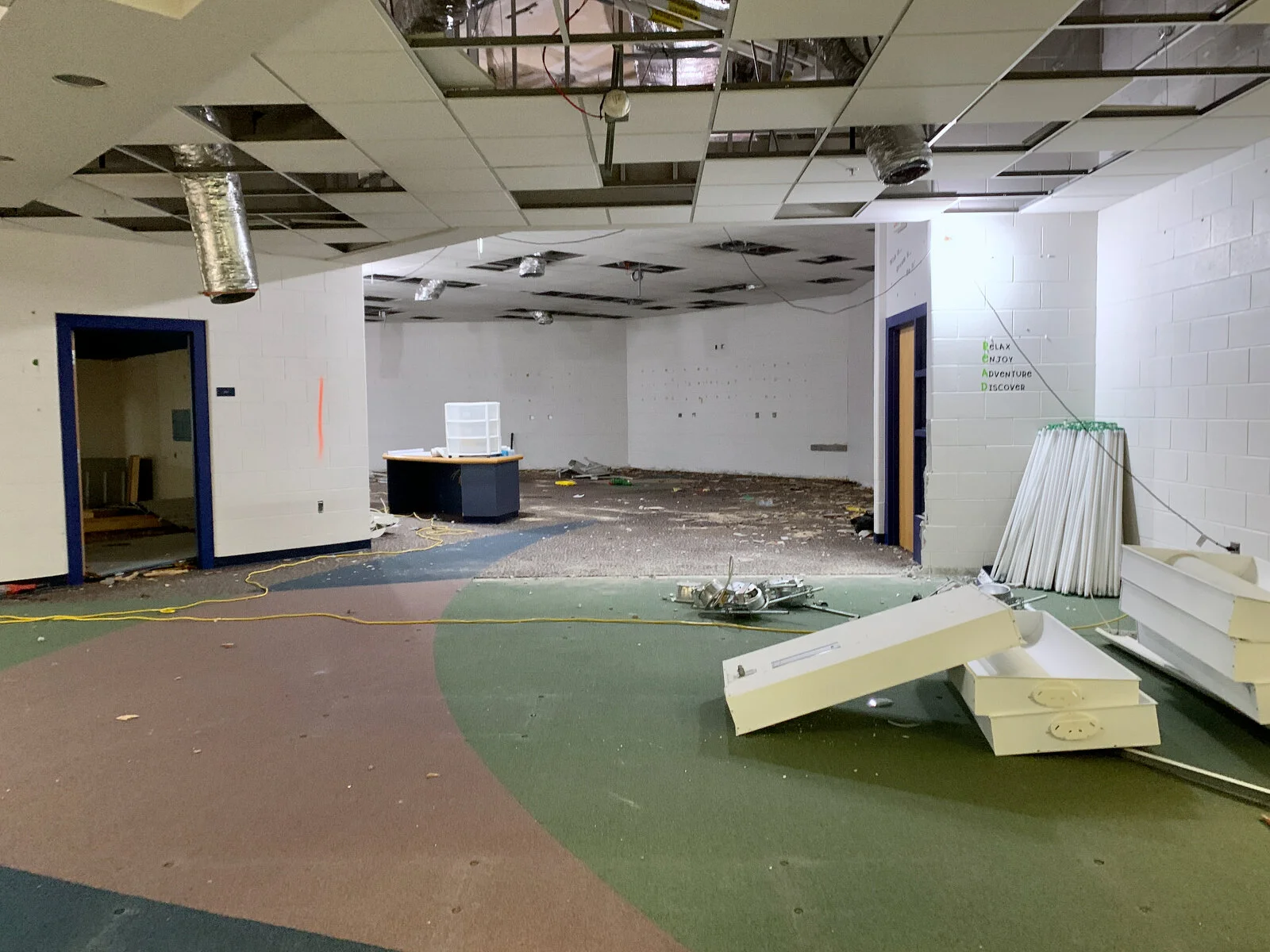 Prairieview School Media Center Demolition June 2026