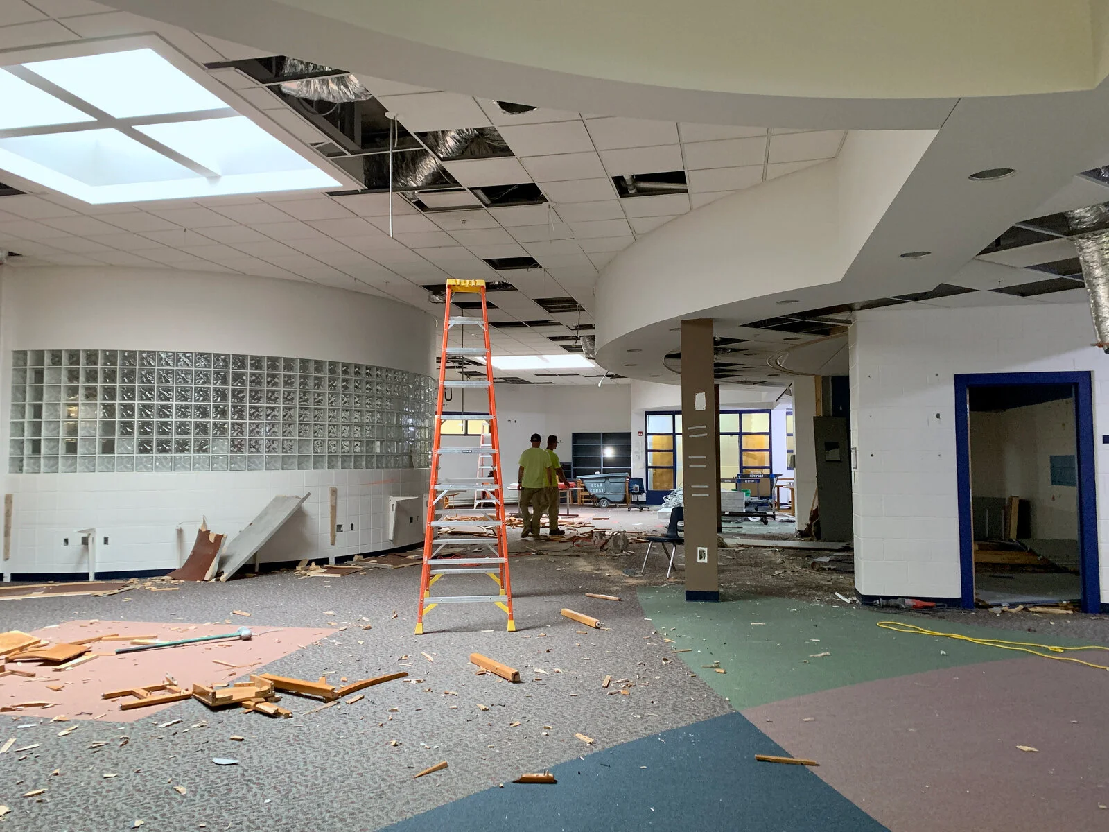 Prairieview School Media Center Demolition June 2026