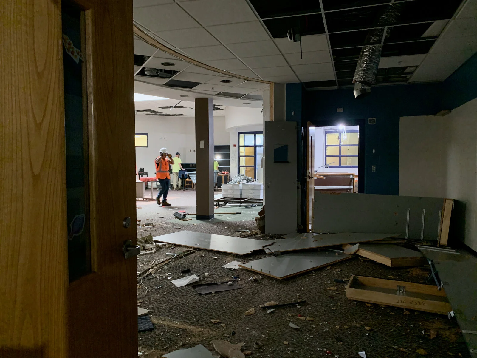 Prairieview School Media Center Demolition June 2026