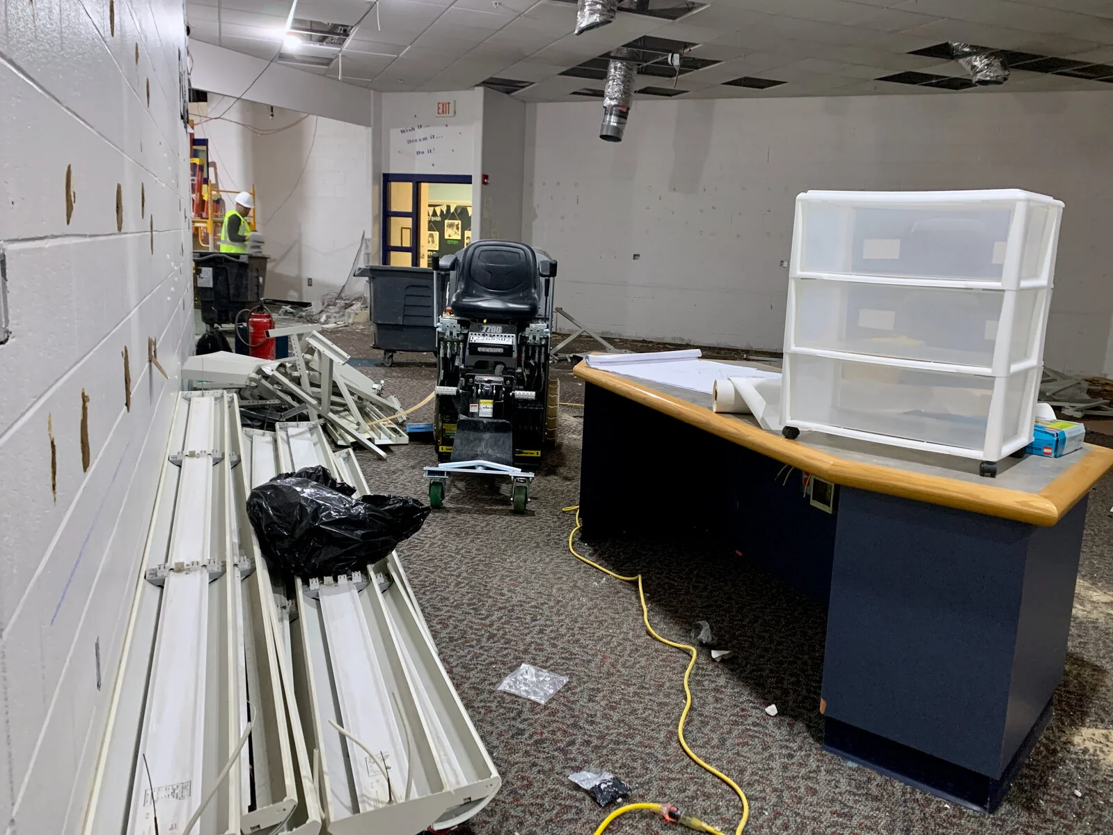 Prairieview School Media Center Demolition June 2026