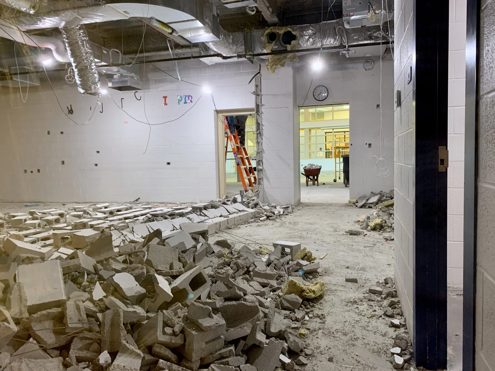 Park Campus Media Center demolition - June 2026