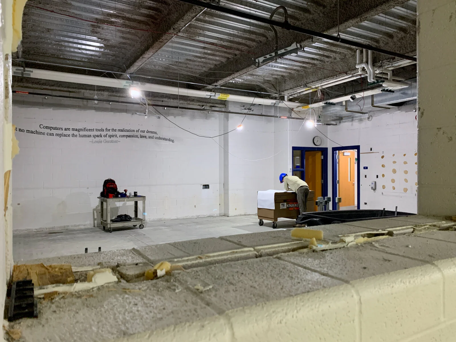Park Campus Media Center demolition - June 2026