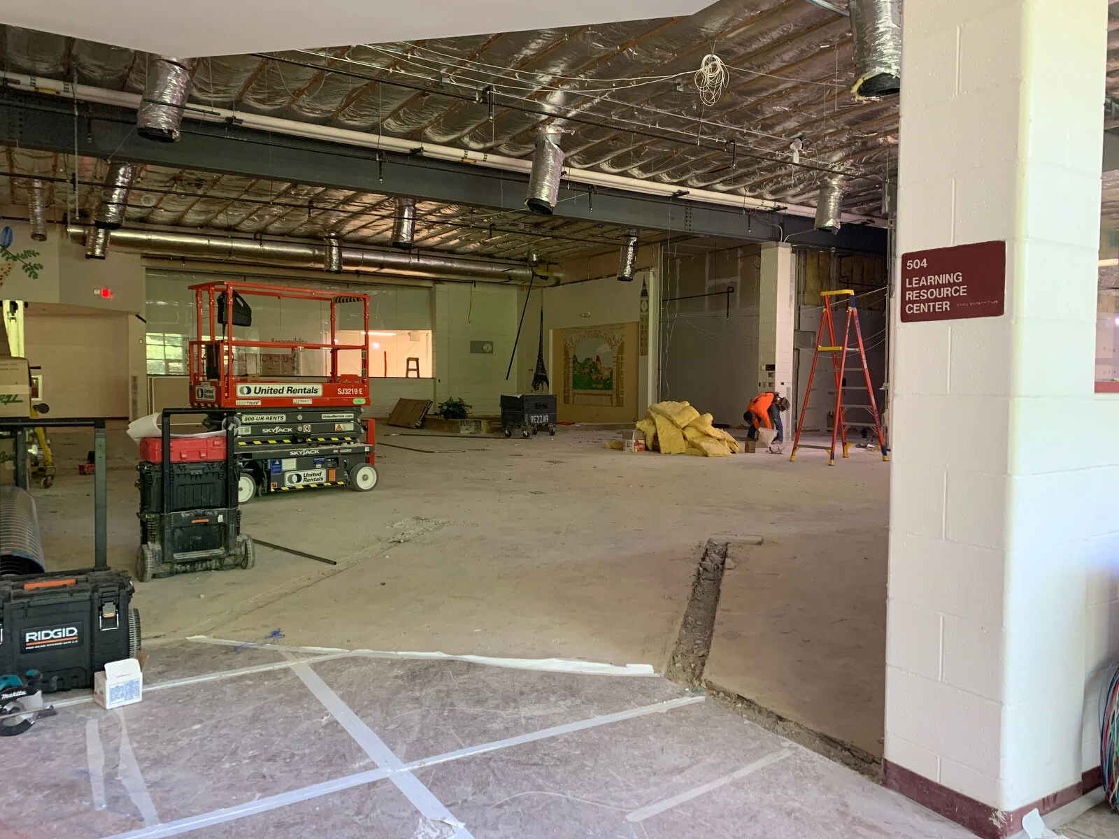 Meadowview School Media Center demolition June 2026