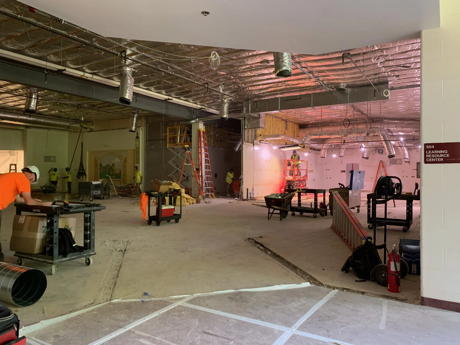 Meadowview School Media Center demolition June 2026