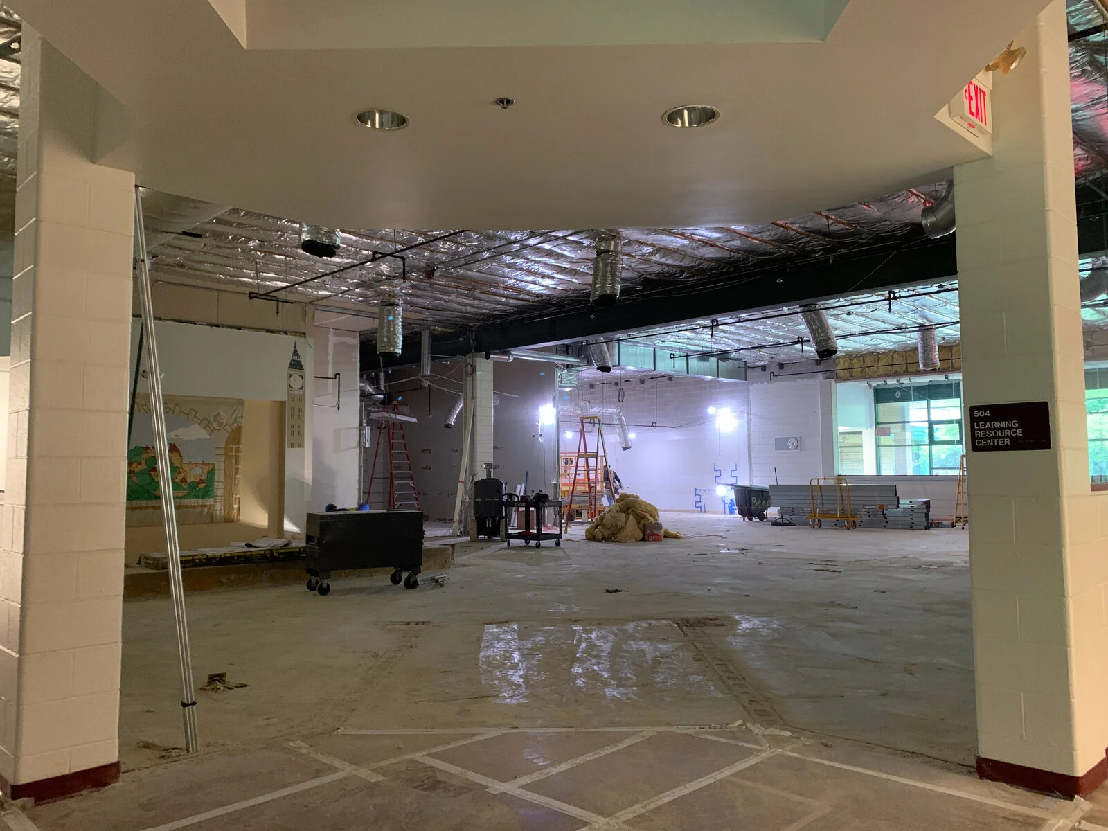 Meadowview School Media Center demolition June 2026