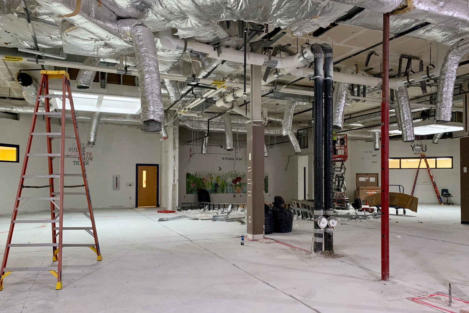 Prairieview School Media Center Demolition June 2026