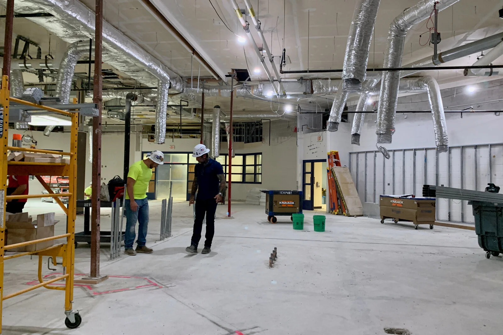 Prairieview School Media Center construction June 2026