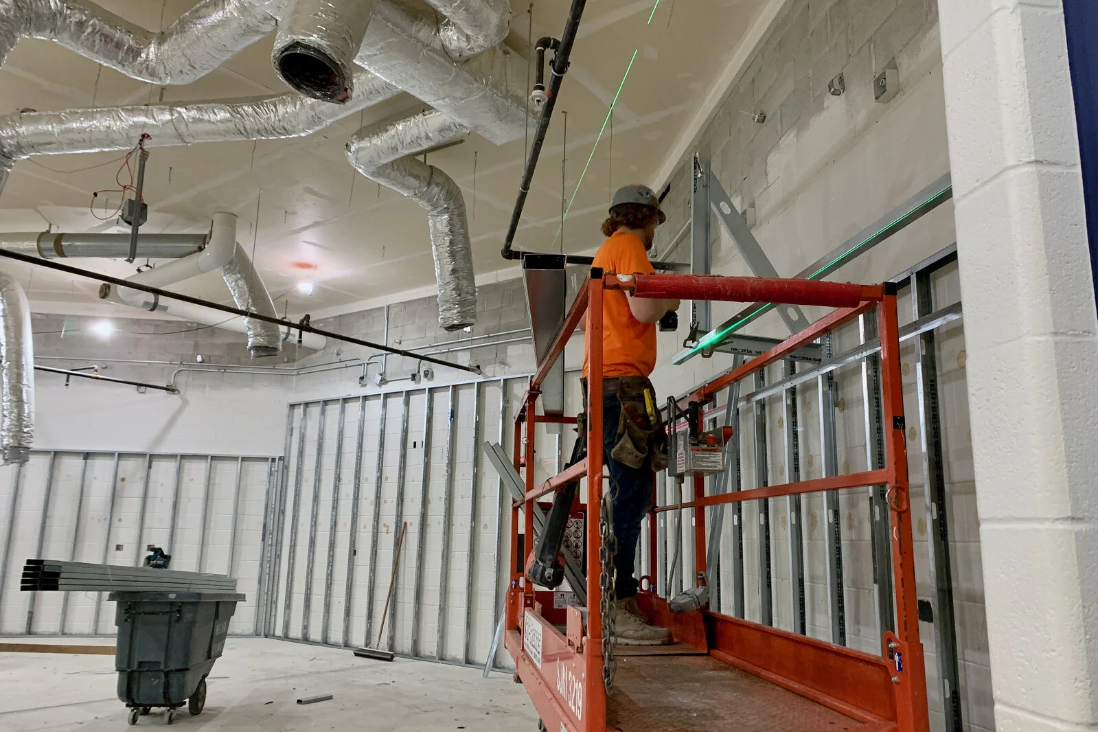 Prairieview School Media Center construction June 2026