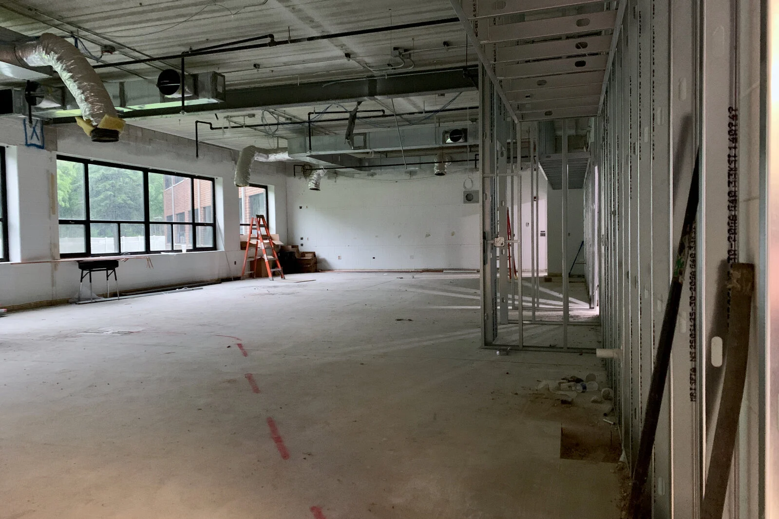 Frederick School Media Center construction June 2026