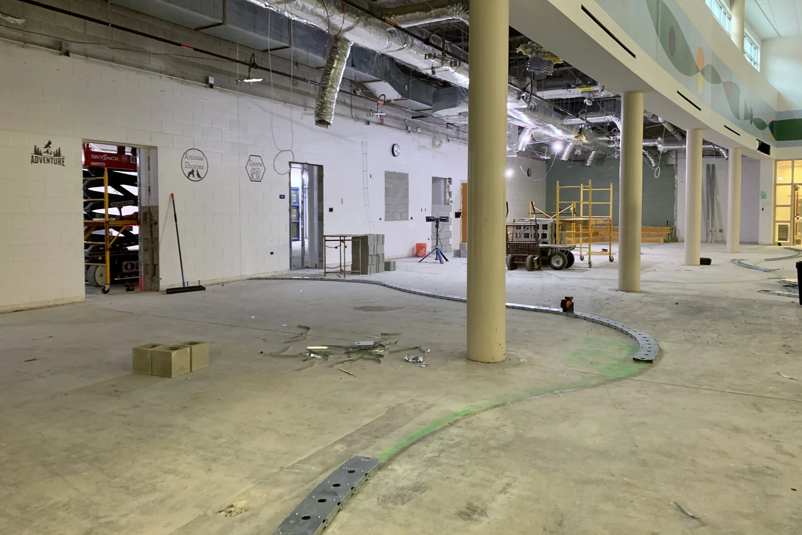 Park Campus Media Center construction June 2026