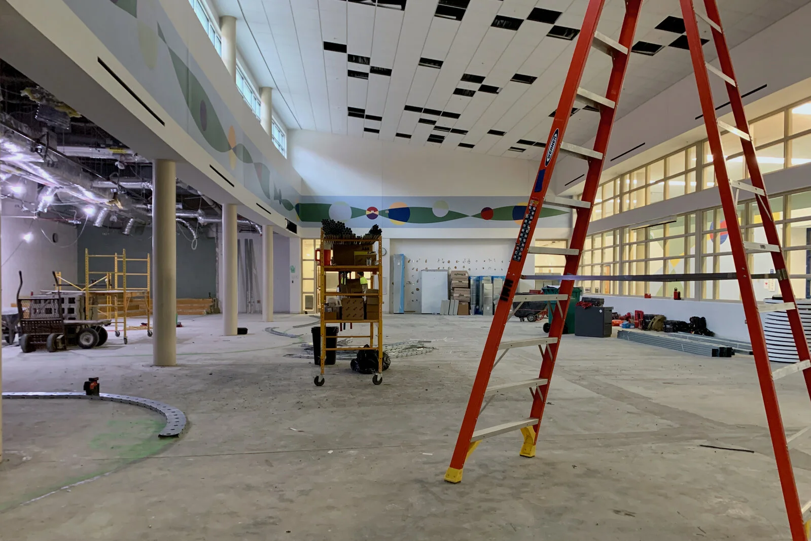 Park Campus Media Center construction June 2026