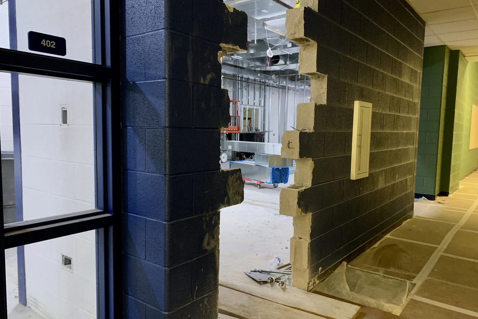 Park Campus Media Center construction June 2026